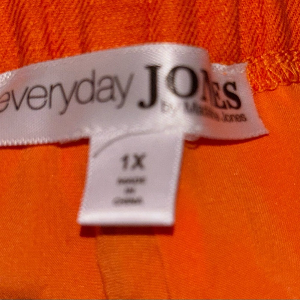 Orange High Waist Shorts with Lining NWOT - Picture 5 of 9